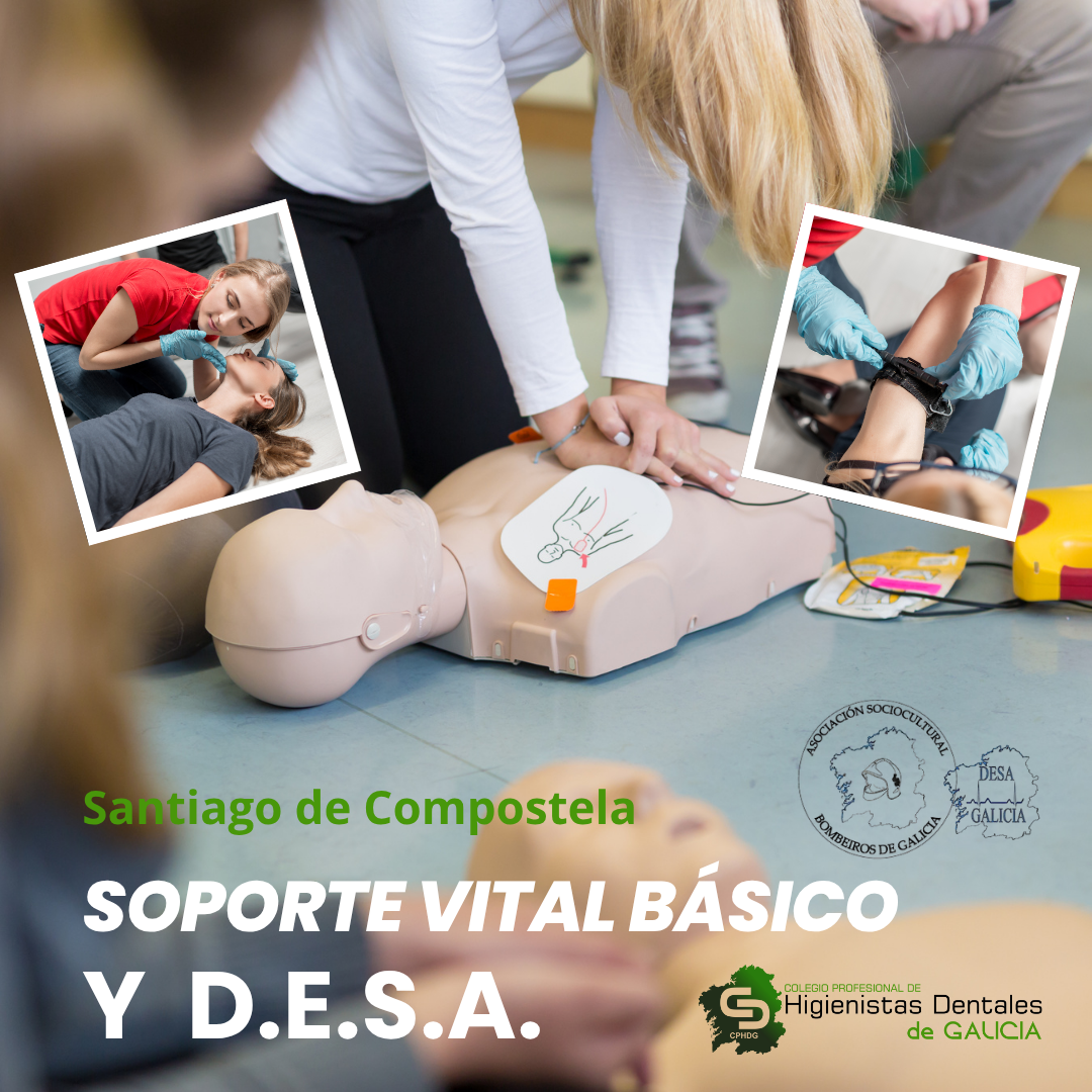 Curso de Soporte Vital Básico y DESA (SVB) Santiago de Compostela