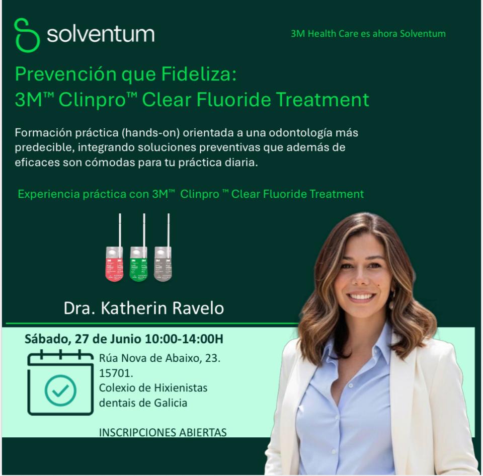 Prevención que fideliza: aplicación práctica de 3M™ Clinpro™ Clear Fluoride Treatment